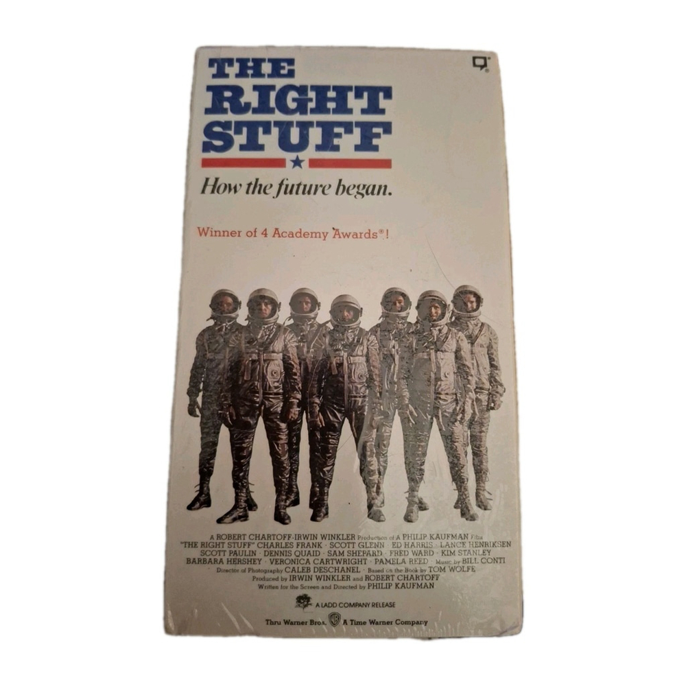 The Right Stuff VHS 2 Tape Set SEALED NIB 1983 Ed Harris Movies Vintage